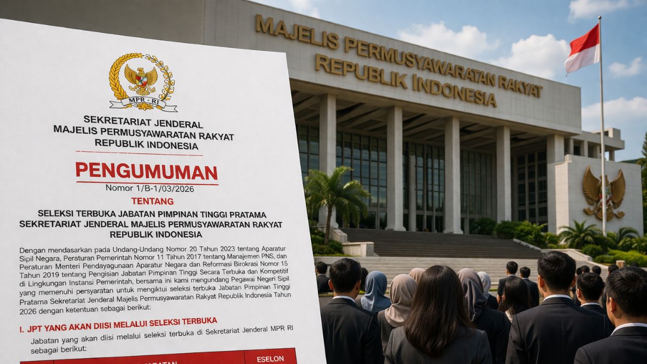 ASN Berebut Kursi Elite MPR RI, Seleksi JPT Pratama 2026 Dipastikan Sengit dan Penuh Adu Strategi